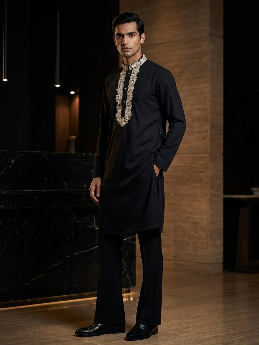 The Kaalakar Embroidered Kurta