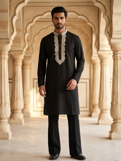 The Kaalakar Embroidered Kurta